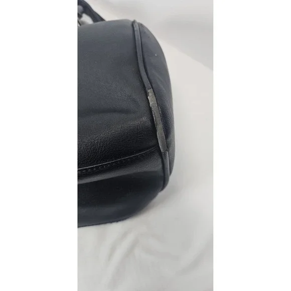 Marc New York Studded Black Satchel Crossbody Bag Edgy Rocker Purse - Picture 6 of 13